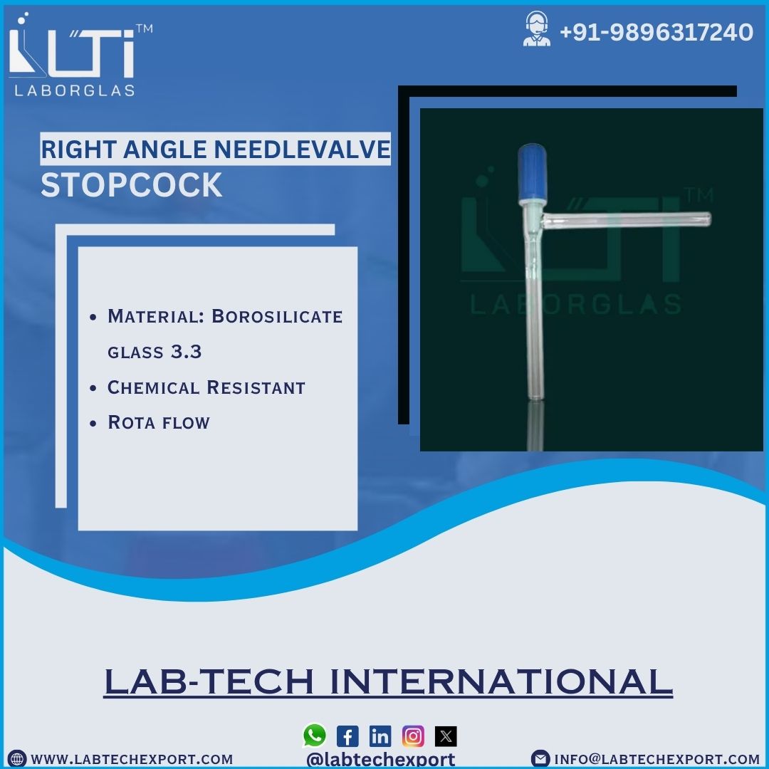 LABTECHEXPORT's tweet image. RIGHT ANGLE NEEDLEVALVE STOPCOCK

Product Link: labtechexport.com/product/1710-s…

Regards
Lab-Tech International
Contact us-
WhatsApp- + 098020 13010
Email- info@labtechexport.com
Website- labtechexport.com

NEEDLEVALVE STOPCOCK, LABORATORY, LABORATORY GLASSWARE, LAB GLASSWARE
