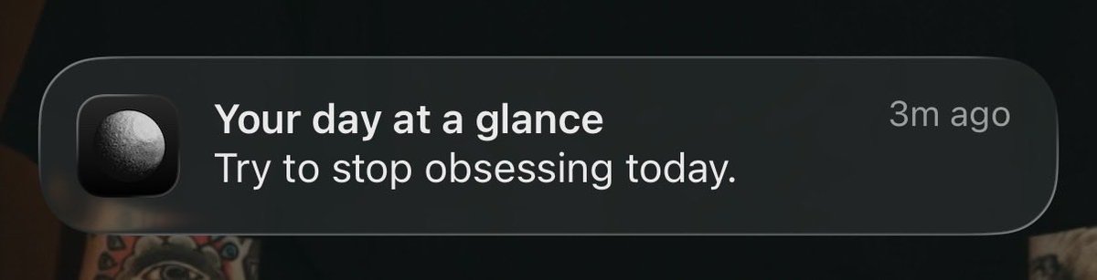 getting this during ocd awareness month had me cackling