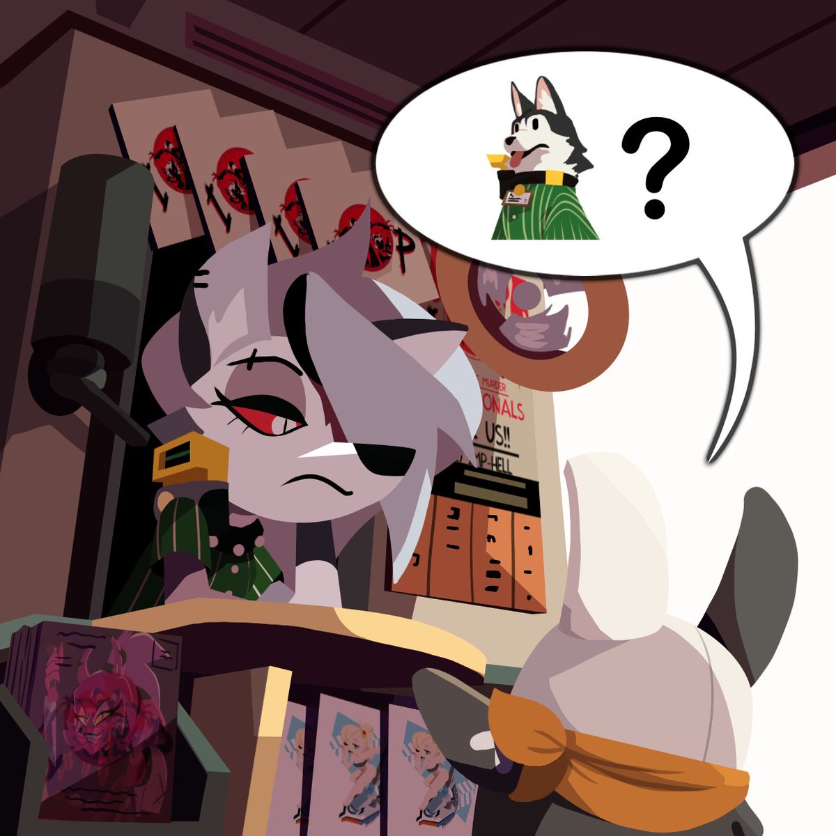 Happy Halloween! Wanted to try drawing Loona as Howl from ZZZ. Sorry about the lack of spooky decors. Hope she is kind to Eous.😅

#Loona #HelluvaBoss #zzzero #fanart #artmoots