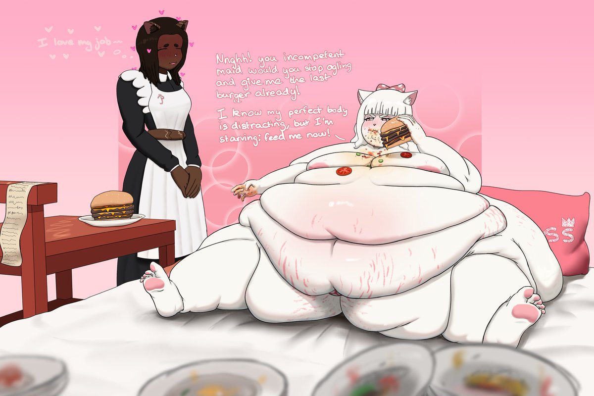 Fat, Spoiled and Bratty Catgirl