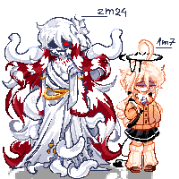 Death_hawkmoth's tweet image. Pixel Damon, Clara and also they but Damon is Ivory Wraith and Clara is Pc from DOL &amp;lt;3

#Br0kenColors 
#Br0kenColorsDamon 
#Br0kenColorsOC