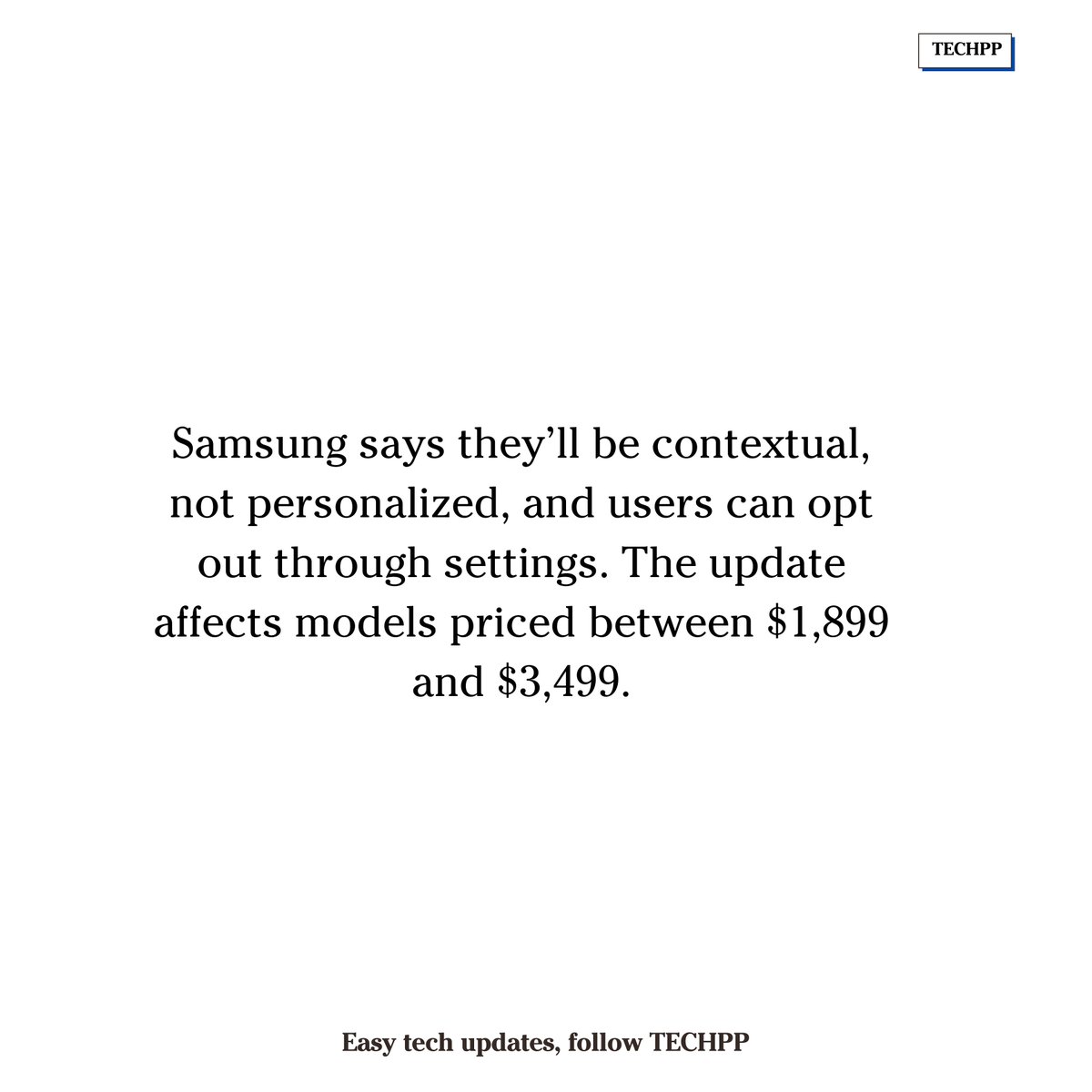 techpp's tweet image. Samsung confirms ads on $3,499 Family Hub smart fridges

#Samsung #FamilyHub #SmartFridge