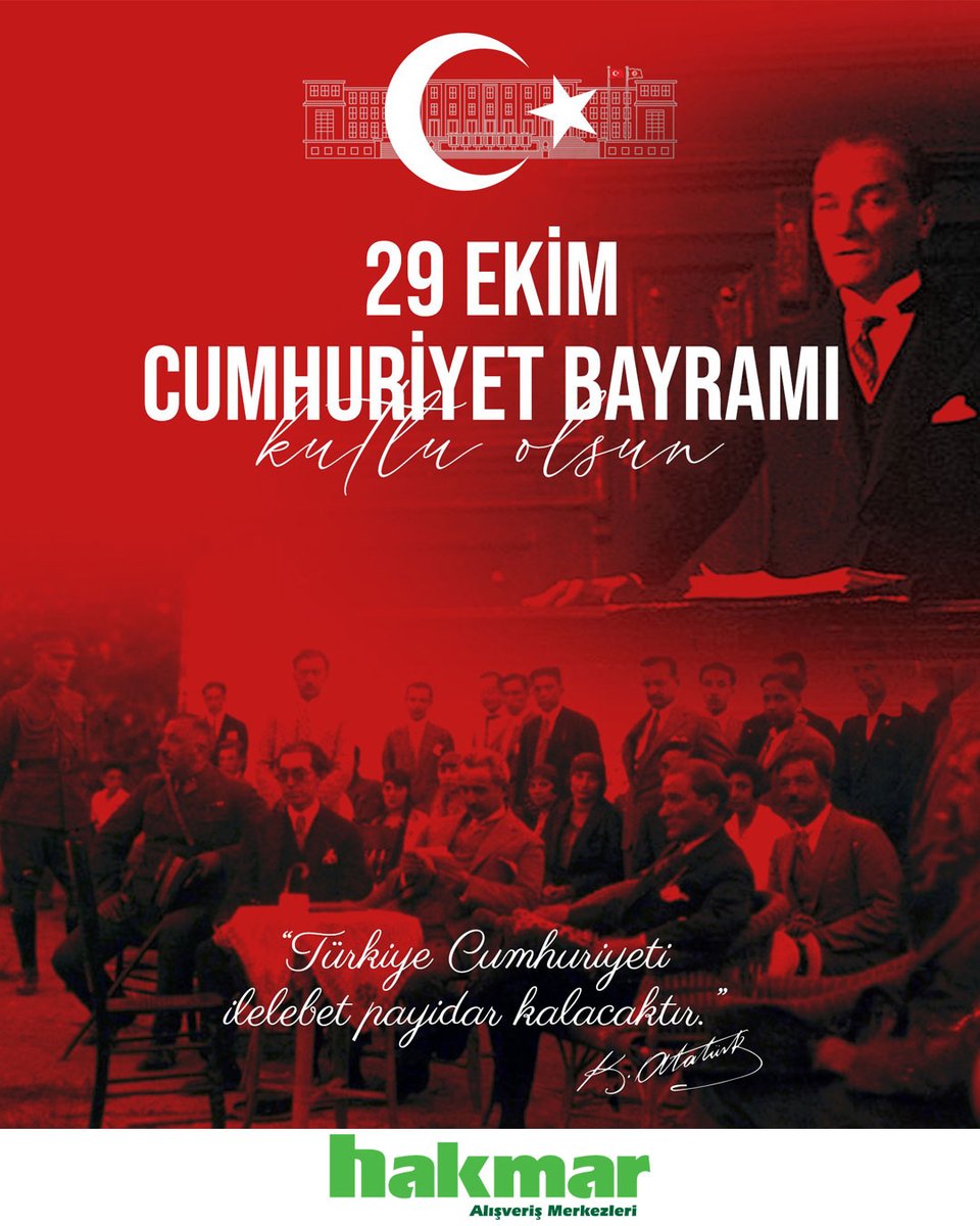 🇹🇷TÜRKİYE CUMHURİYETİ 102 YAŞINDA...🇹🇷

Ülkemizin bağımsızlığı 102 yaşında... 🪷💐

Gazi Mustafa Kemal Atatürk ve silah arkadaşları başta olmak üzere ülkemizin bağımsızlığı için canlarını feda eden tüm şehitlerimize saygı ve minnetlerimizi sunuyoruz.