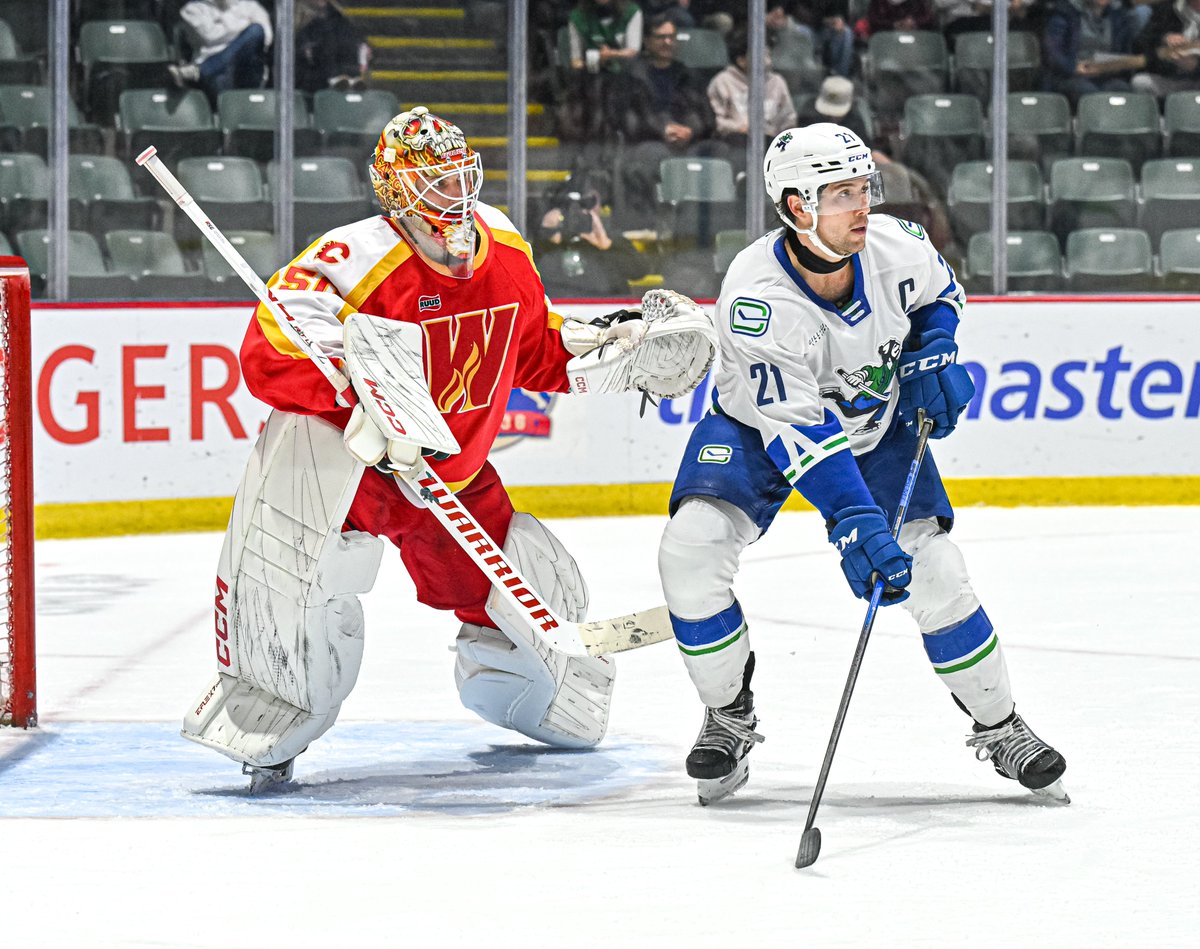 Despite a scoreless first two periods, it was ultimately the Wranglers who broke through and carried the momentum, as the Canucks fell 3-0. 

Read all about it in the post game recap. 

FULL RECAP | bit.ly/4huJfcC