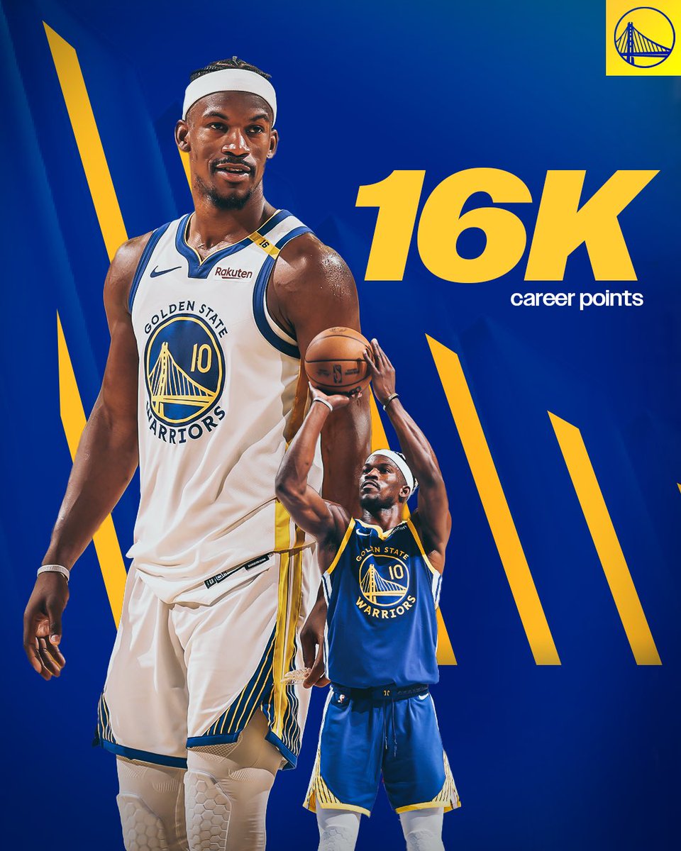 Jimmy buckets.

Congrats on 16,000 career points ⚡️