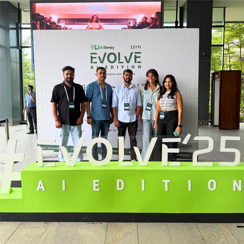 Evolving with AI — one event at a time! 

The Maven Consulting Digital Marketing team explored marketing automation, AI-driven engagement &amp; content personalisation at Evolve ’25 – AI Edition by AiSensy. 

Always evolving.

#Evolve25 #AiSensy #DigitalMarketing