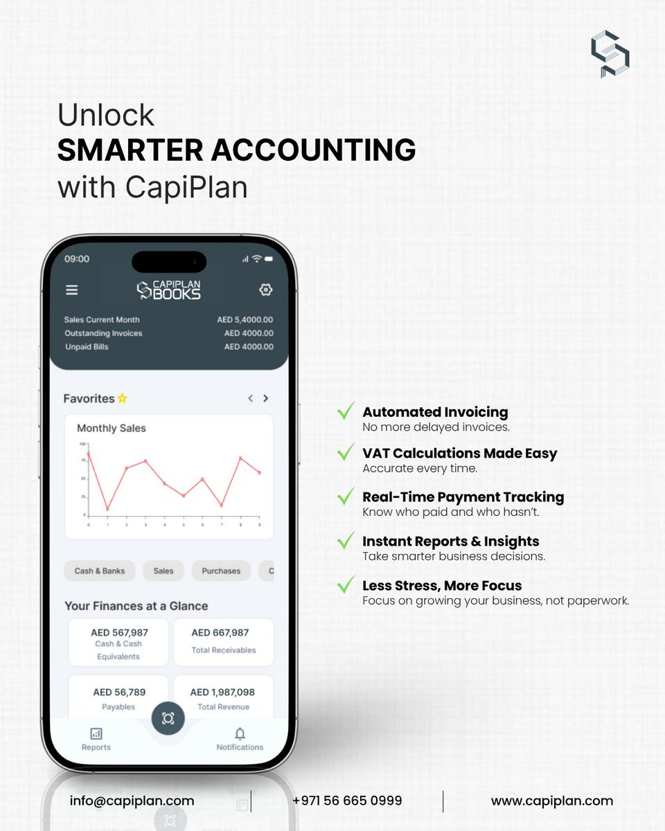 CapiPlan's tweet image. Unlock Smarter Accounting with Capiplan.
Start saving time and get paid faster with CapipPlan today!
Visit our website for more details: capiplan.com