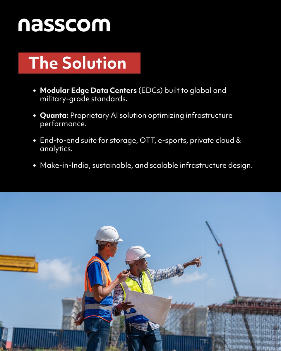 nasscom's tweet image. Building the digital backbone of tomorrow, Planck is powering India’s data future with AI-driven analytics and sustainable edge data centers.
Because the next wave of innovation isn’t just intelligent, it’s responsible.

#TechCredibleIndia #DigitalInfrastructure #AIInnovation…