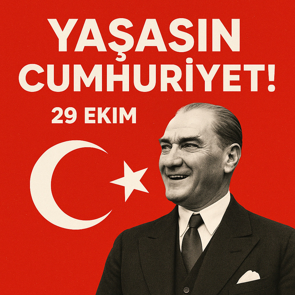 #29ekimcumhuriyetbayramı kutlu olsun🇹🇷