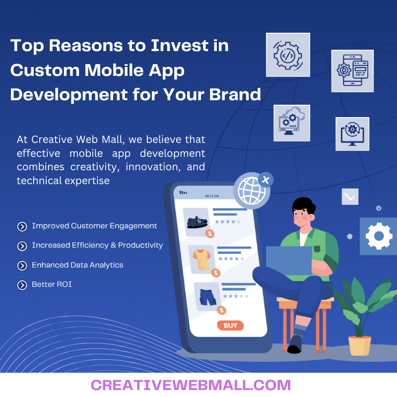creativewebmall's tweet image. Top Reasons to Invest in Custom Mobile App Development for Your Brand

Read more here:

creativewebmall.com/blog/top-reaso…

#CreativeWebMall #CustomMobileApp #MobileAppDevelopment #SEO #WebDesign #CustomAppDevelopment #DigitalTransformation