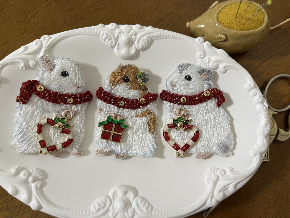 生き物刺繍屋hidden futong@通販8/4〜9 再開未定 on X