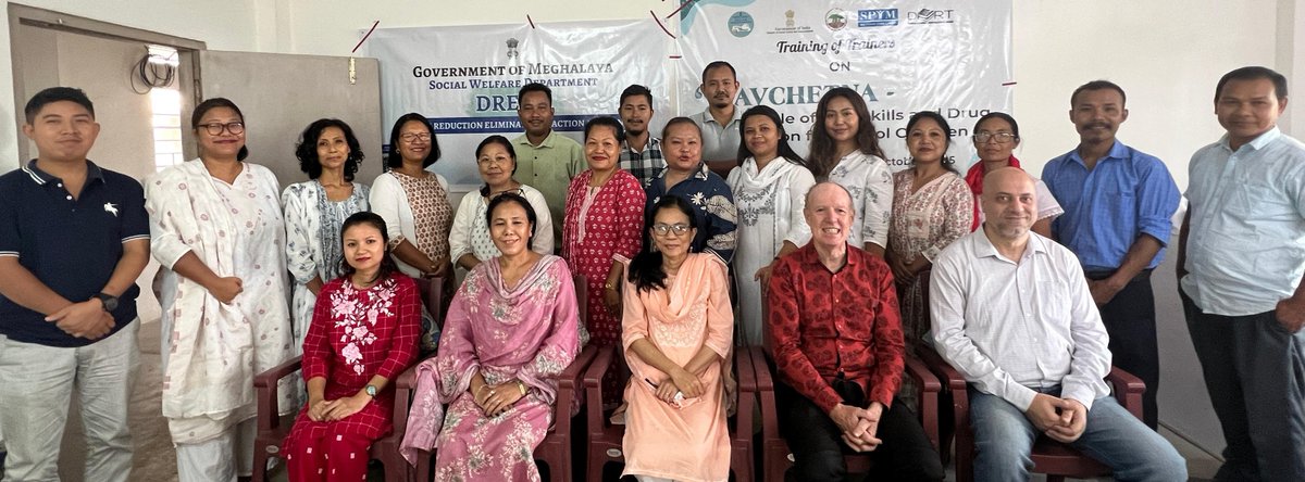 SPYMindia's tweet photo. NavChetna Training in Shillong
Held from Oct 22–24 and Oct 27–29 in collaboration with SCERT, Meghalaya, the program trained teachers to identify, prevent & support students facing substance use challenges. Fostering safer and drug-free classrooms.
#SPYM #Navchetna https://t.co/C7onJfciNb