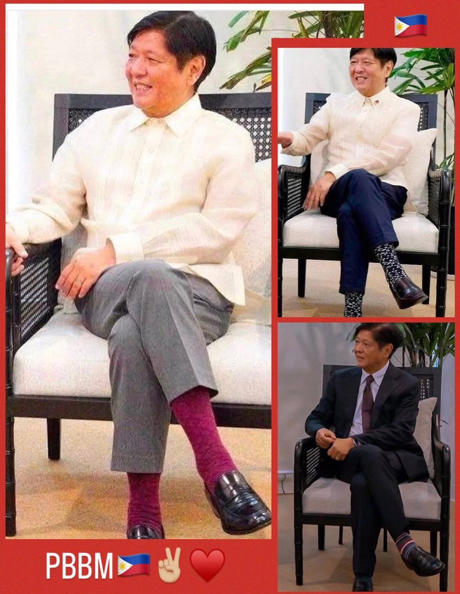 &amp; 🇵🇭✌🏼♥️
The legend of PBBM socks continues🥰✌🏼♥️