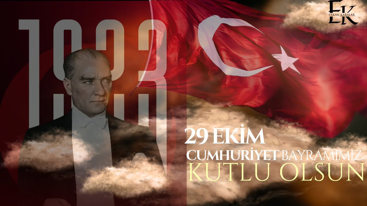 Egemenlik kayıtsız şartsız milletindir…
Mustafa Kemal Atatürk ve silah arkadaşlarının Türk milletine armağan ettiği #29ekim #cumhuriyetbayramı
 kutlu olsun!