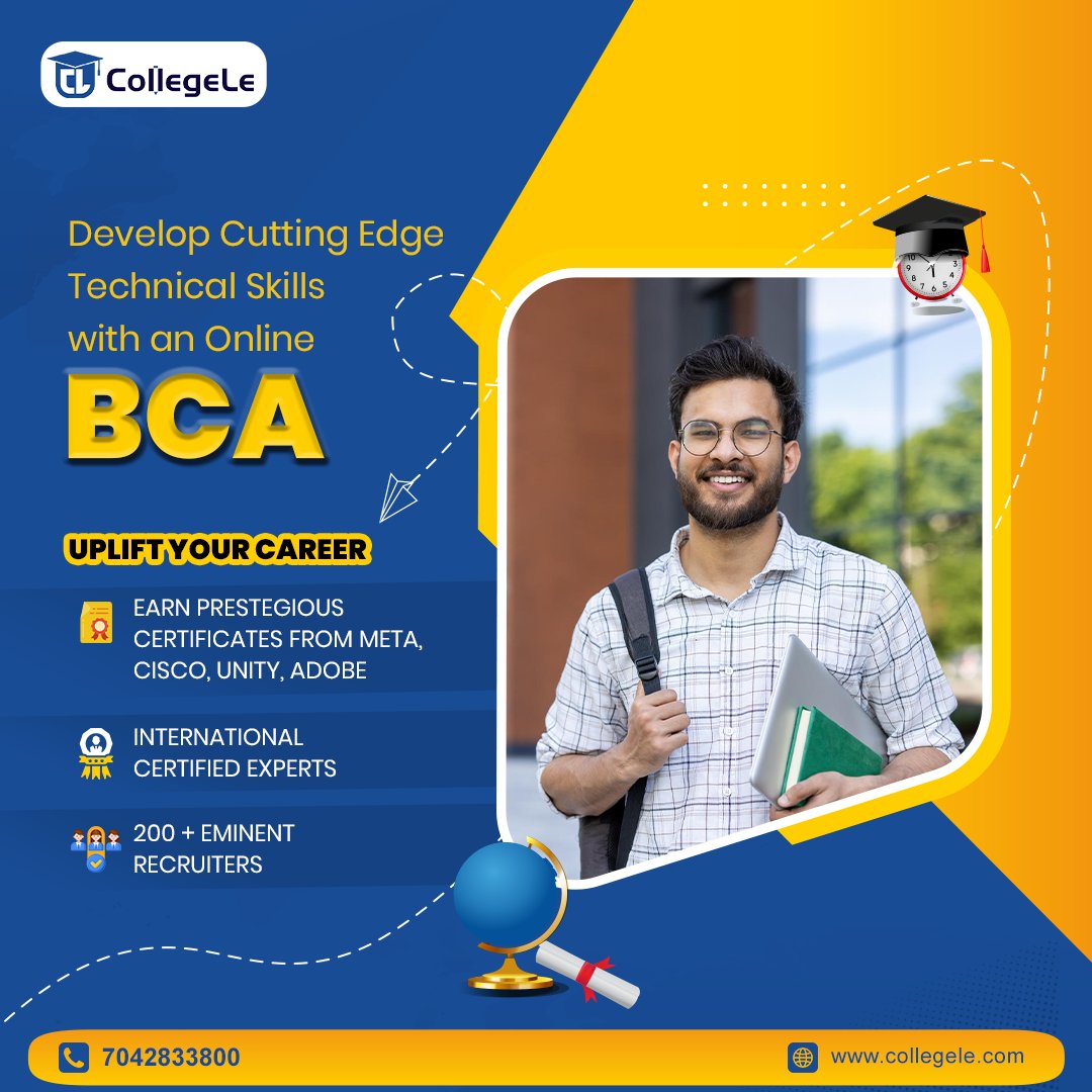 College_Le_'s tweet image. 💻 Build Your Tech Future with an Online #BCA!
Master coding, #softwaredevelopment, and #IT skills — all from the comfort of your home.
📥 Admissions Open – Apply Now through Collegele!
.
.
.
.
.
.
.
.
#collegele #onlinebca #techcareer #futureready #learnandgrow #explorepage