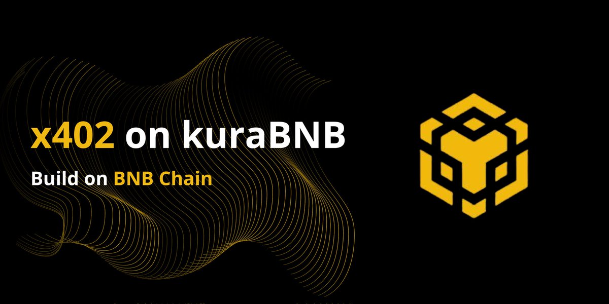 🚀 What Next Feature on KuraBNB.xyz ?

Introducing x402 — a powerful layer for Facilitator Payment Requests built on BNB Chain.

Simplify your project transactions with secure, automated on-chain payment coding. 💡

#KuraBNB #BNBChain #Web3 #CreatorEconomy #UTOx402