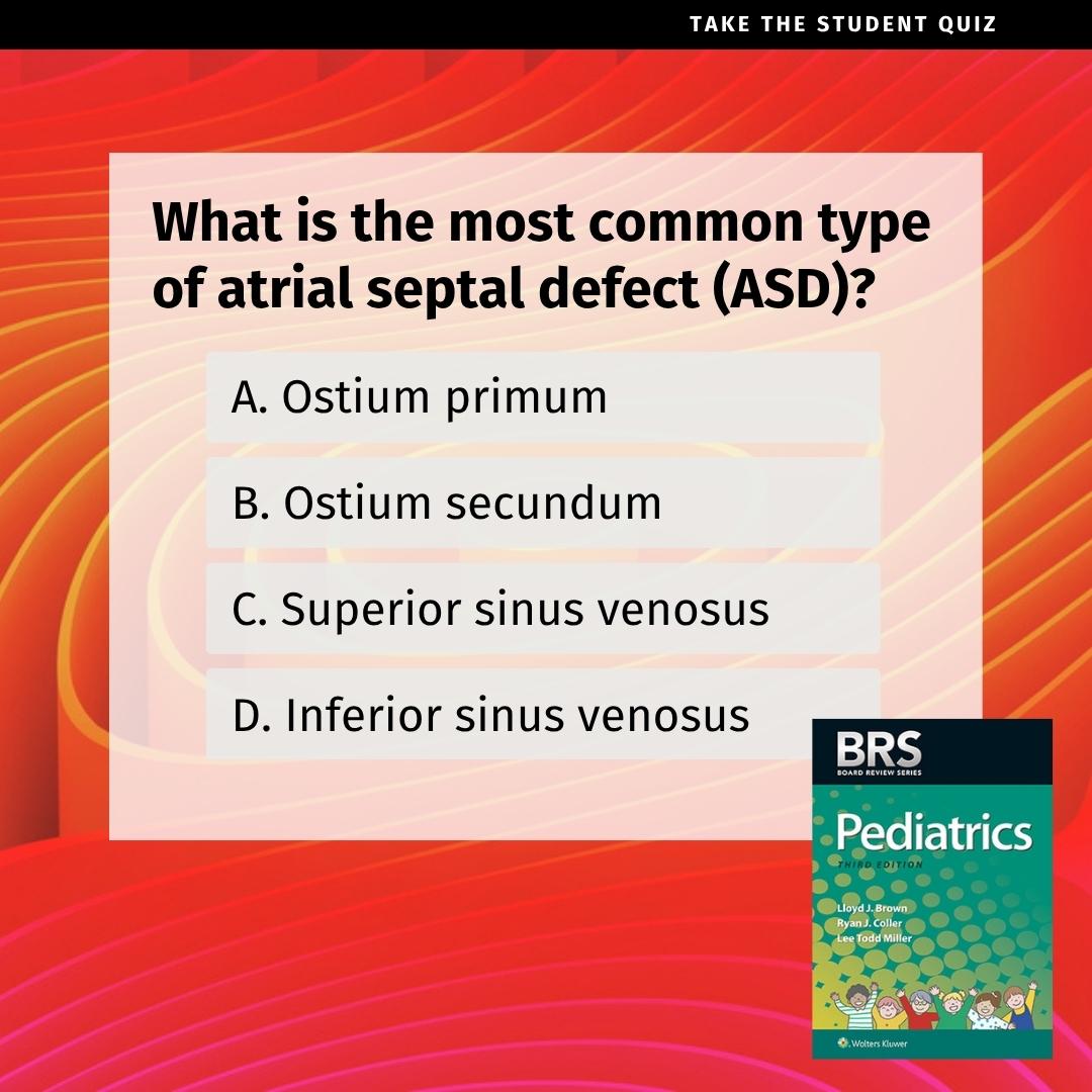 NursingCenter's tweet image. You’ve studied. You’ve seen this before. Now it’s time to prove it. Take a crack at today’s quiz question. ow.ly/iVIa50Xhxy3 

#MedicalQuiz #FutureDoctor