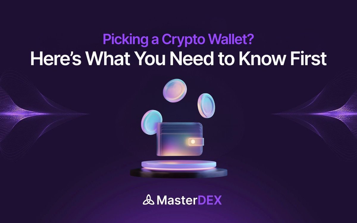 's tweet image. Still storing your crypto the risky way? 😬
Hot, cold, custodial, non-custodial~it’s not all the same.

Here’s everything you should know before choosing a crypto wallet 👇
blog.masterdex.xyz/choosing-a-cry…

#CryptoSecurity #DeFi #Web3