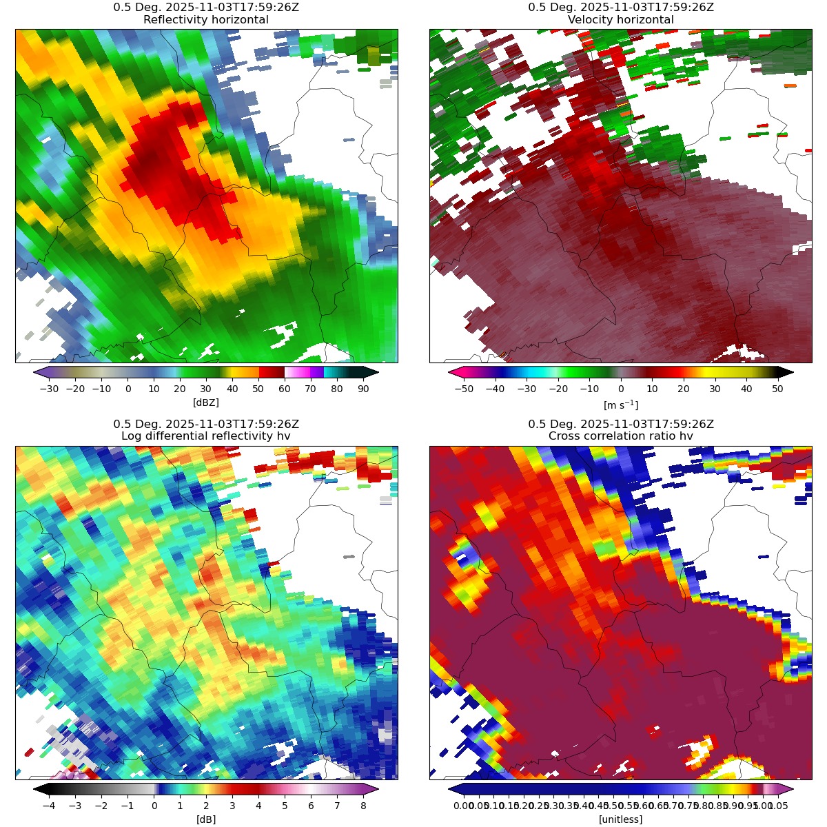 A tornado has been found to have hit the interior of Itaiopolis, in my home state of Santa Catarina last monday. Apart from aerial imagery, SDC-SC's Lontras radar was able to pick up the tornadic circulation plus a TDS.
