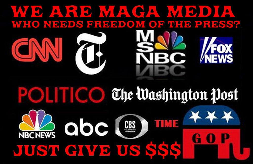 MediaBusters6's tweet photo. LEGACY MEDIA IS DEAD!
This is what happens when you let greedy GOP billionaire bastards own over 90% of all Corporate Media
They are all FOX, FOX Light or #MAGAMedia
They only care about power & access
GOP spent billions trying to defeat Dems
THEY FAILED
#SupportIndependentMedia https://t.co/IEaulK8XJ6