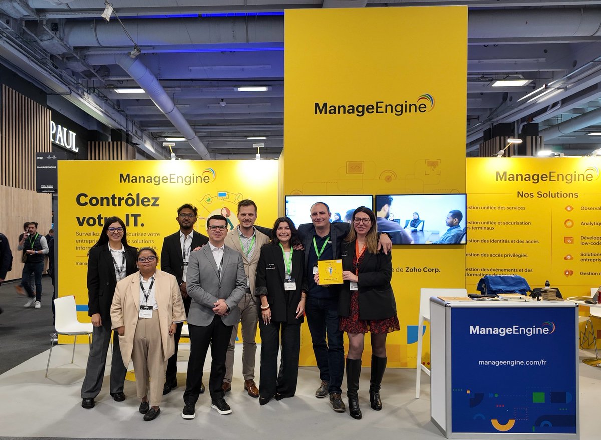 ManageEngineFra's tweet image. Et voilà, la première journée touche à sa fin. On se retrouve demain!  Stand P32
@CEE_Paris_