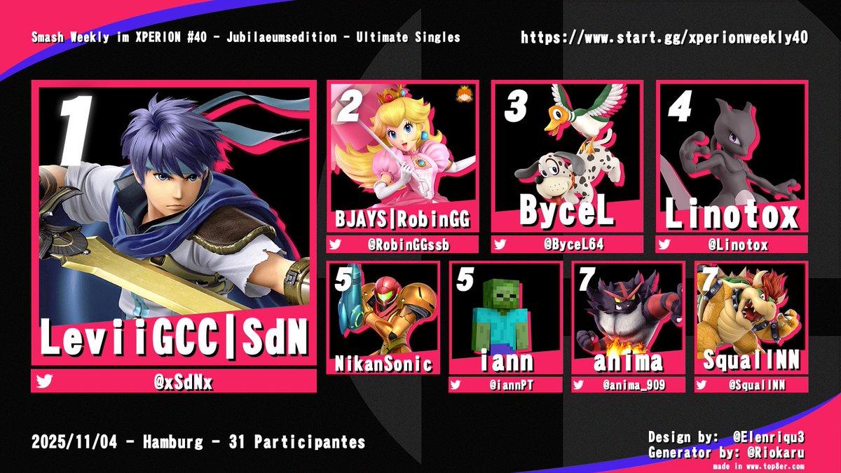 Smash Ultimate Schleswig-Holstein + Hamburg tweet media