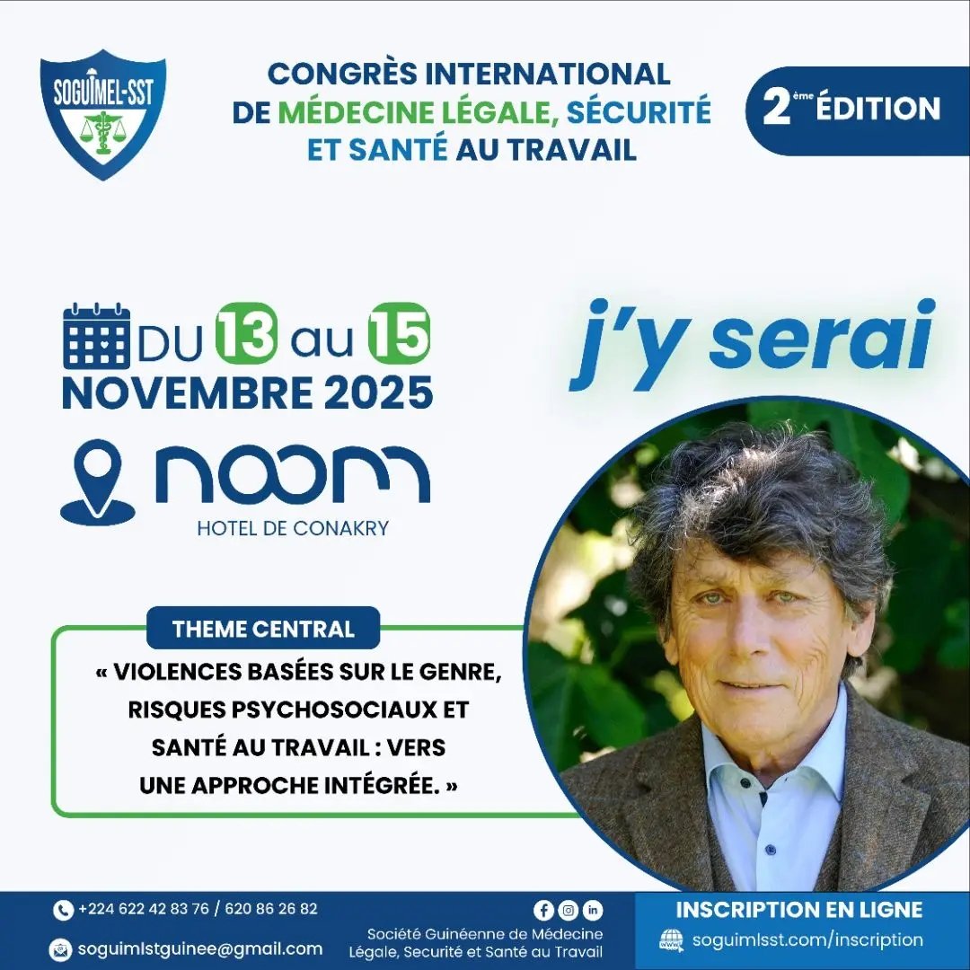 asastogo's tweet photo. Professeur Éric BACCINO figure emblématique de la Médecine Légale et d'Expertise Médicale. Il apportera un éclairage sur les enjeux scientifiques éthiques et déontologiques dans la gestion médico-judiciaire des victimes de violences et les stratégies de prévention des VBG. https://t.co/QgChxc7MX1