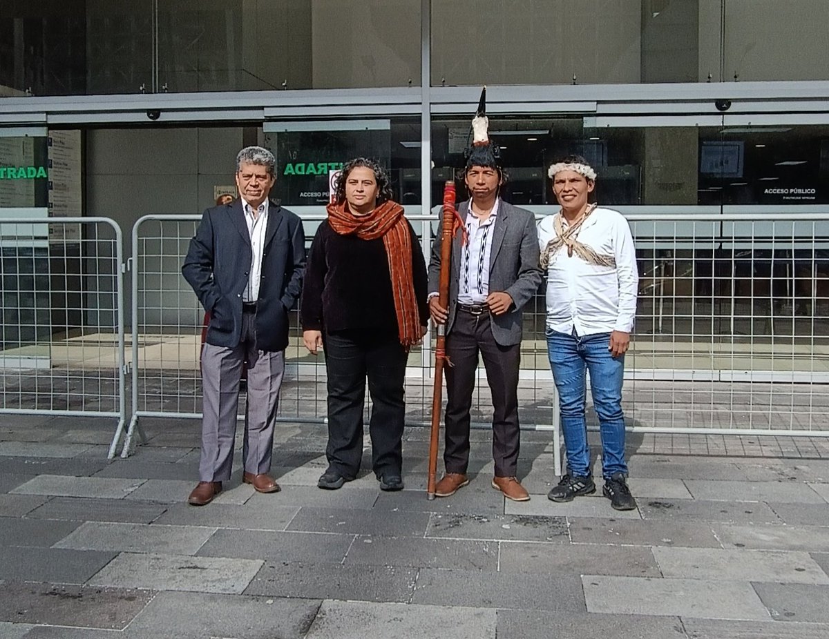 #Ahora | Representantes de <a href="/AlianzaCeibo/">Alianza Ceibo</a>, <a href="/udapt_oficial/">UDAPT</a> y <a href="/pakkiru_org/">PAKKIRU</a> en el Complejo judicial Norte en #Quito, para la audiencia.