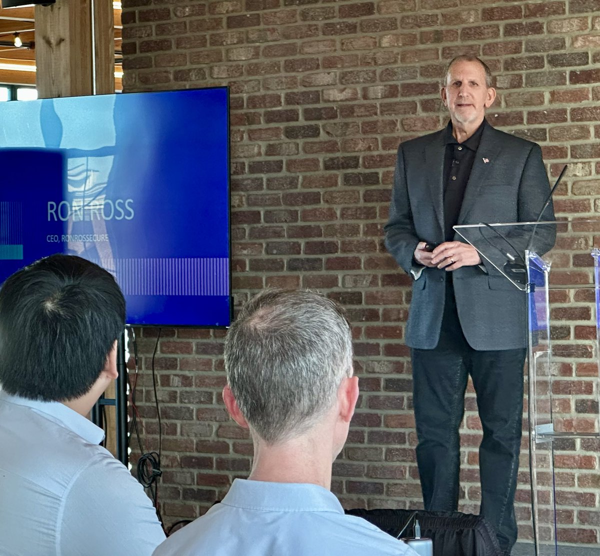 Always a thought-provoking experience to hear Ron Ross, a long-time-friend-of-<a href="/cerias/">CERIAS at Purdue U.</a>, speak. Today Im at the <a href="/RollsRoyce/">Rolls-Royce</a> Cyber Technology Research symposium. <a href="/ronrossecure/">Ron Ross</a>