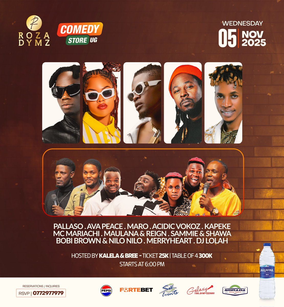 🎶✨ Tonight’s the night! Vybz &amp; good vibes take over the Comedy Store! 🎉 Don’t miss <a href="/ComedyStoreUG/">Comedy Store Uganda😂😂+🎶🎶</a> 🙌🔥 #VybzInTheHouse #GoodVibesOnly #ComedyNight #MusicMagic