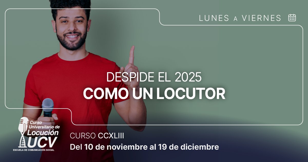 El último curso del año será de lunes a viernes de 5 pm a 8 pm desde el 10 de noviembre al 19 de diciembre 
👉🏻La modalidad es ONLINE: Clases virtuales EN VIVO (no son pregrabadas ni quedan grabadas tampoco) a través de las plataformas Zoom y Canvas
