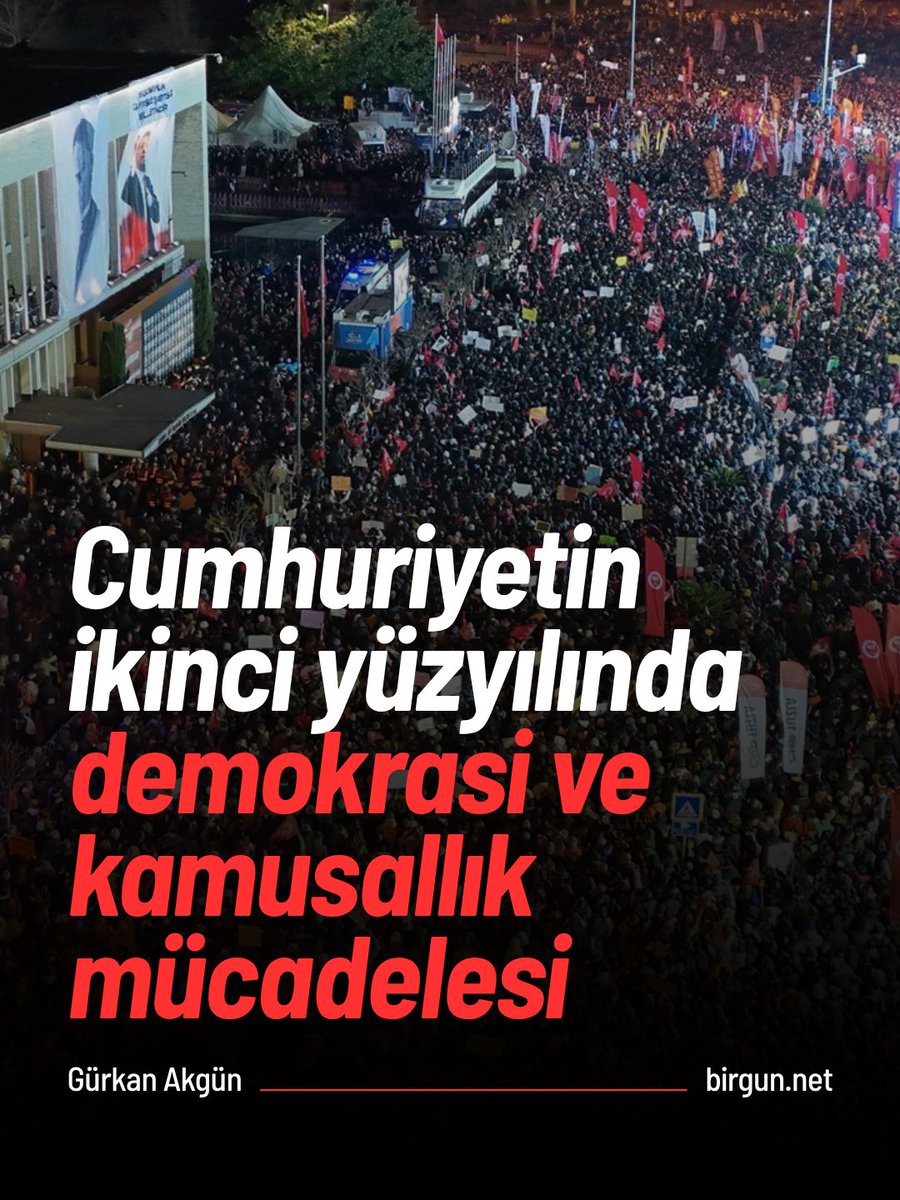“Halkçı Belediyeciliğe sahip çıkmak, 21. Yüzyılın ikinci çeyreğinde yenilikçi ve demokratik bir perspektifle onu geliştirmek de aynı zamanda bir Cumhuriyet mücadelesidir. Cumhuriyet olmuş bitmiş bir yönetim şekli değildir. Bir inşa halidir. 102 yıllık bir hikayeyi özgürlük,