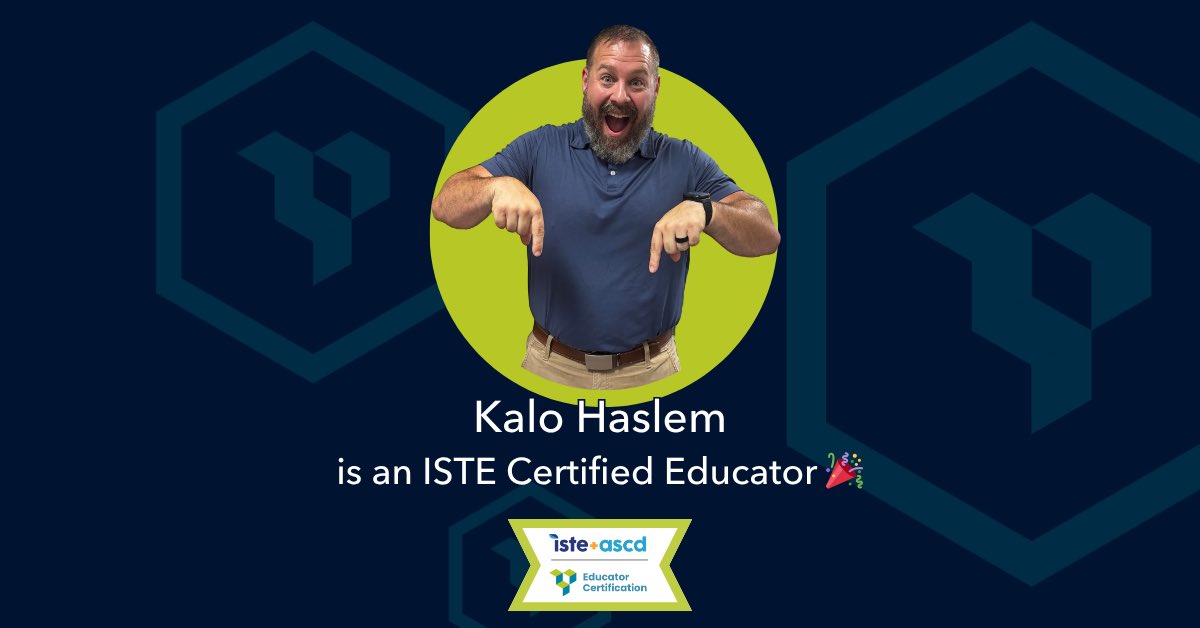TechEdCC's tweet image. I AM OFFICIALLY an ISTE Certified Educator! This process has allowed me to challenge myself through reflecting on my practice and applying new skills within my profession. 

I am excited to join this community of almost 2K educators worldwide.
#ISTECert @isteofficial @atilamrac