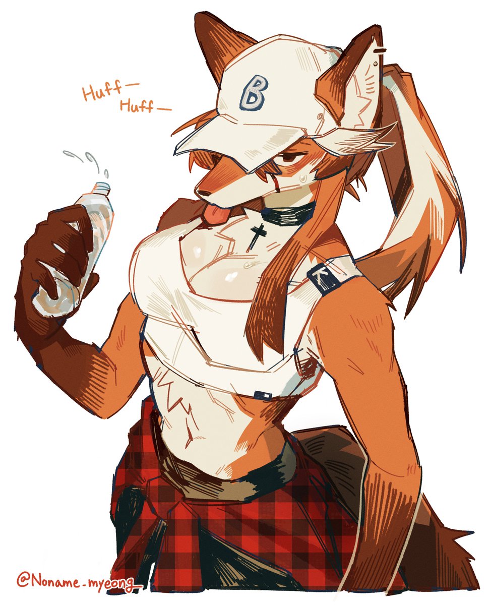 Noname_myeong's tweet image. ✨modern AU✨ 

🦊💦
 #furryartwork #furry #ケモノ #メスケモ