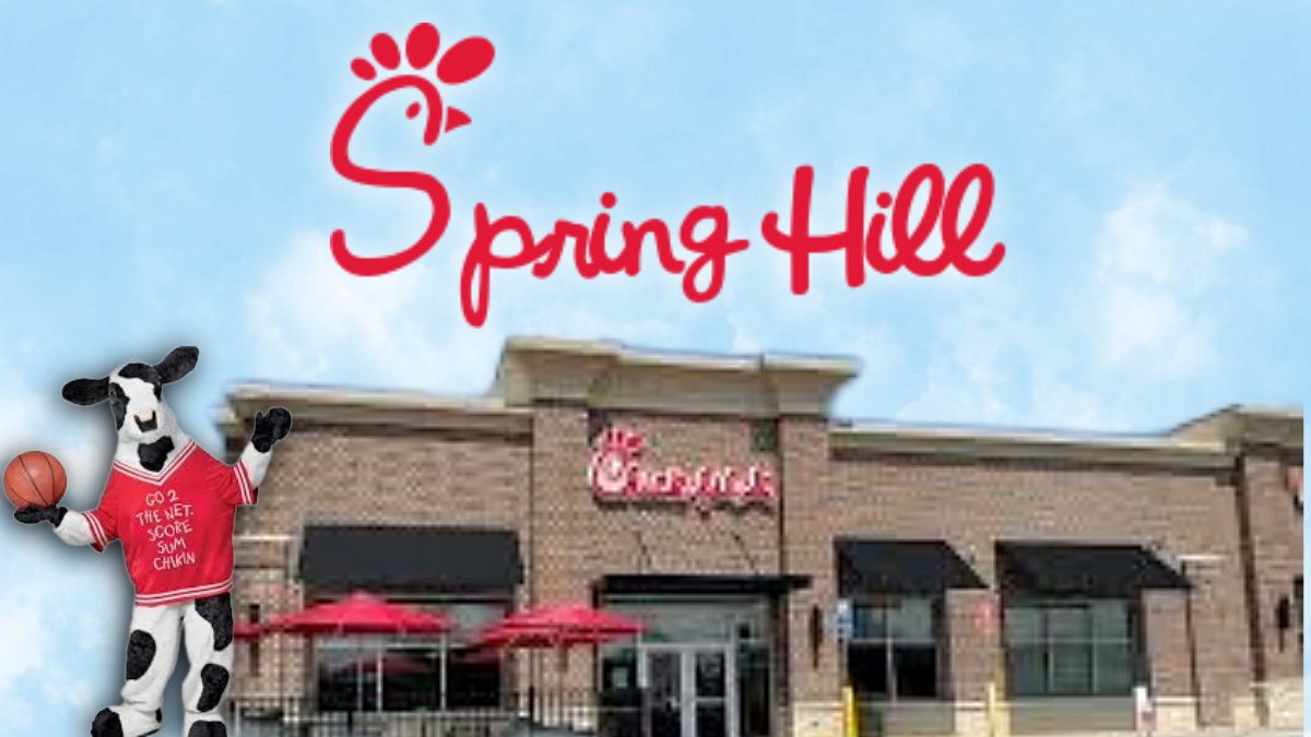 Thank you to Spring Hill Chick-Fil-A for sponsoring our team this year!   #ALLINdy 🦅