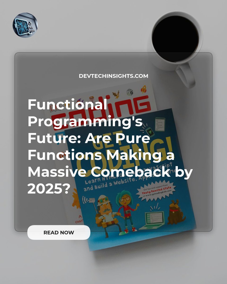 KhansbArkhan's tweet image. Is FP&apos;s &apos;Pure Function&apos; revival the next big thing in #DevOps? 🚀 By 2025, predictability might rule. Get ready...

See the article:
devtechinsights.com/functional-pro…

#FP #PureFunctions #TechTrends #Coding #SoftwareDev #2025Tech #Programming