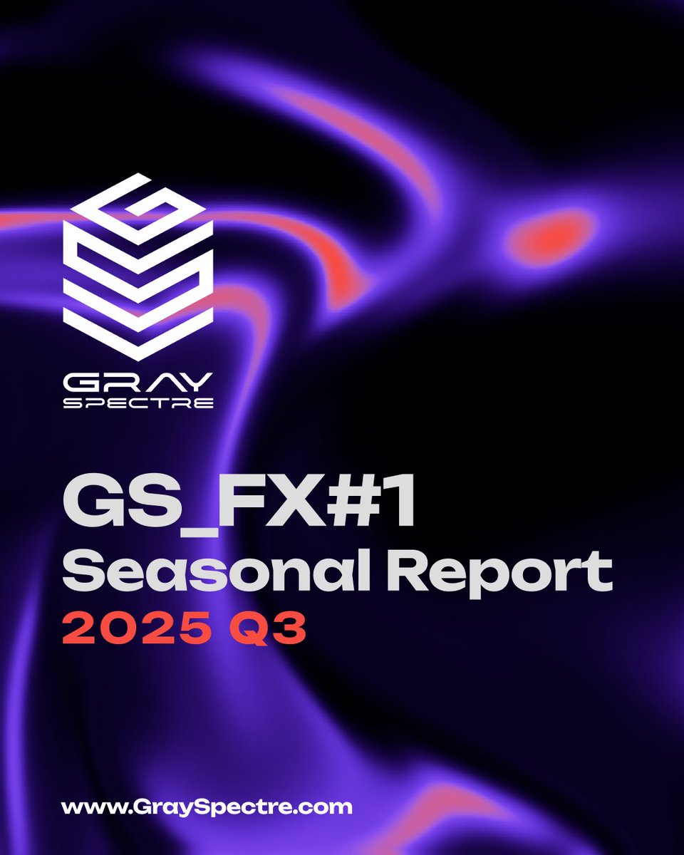 grayspectre_com's tweet photo. 📊 GSFX1 Q3 2025 Seasonal Report – Available Now!   The Q3 2025 GSFX1 Seasonal Report is here!  
Get insights into key forex trends, performance, and opportunities to refine your trading decisions.   
Optimize your strategy.  
Trade smarter.   

#ForexTrends #MarketInsights #GS https://t.co/atS1AAZoGe