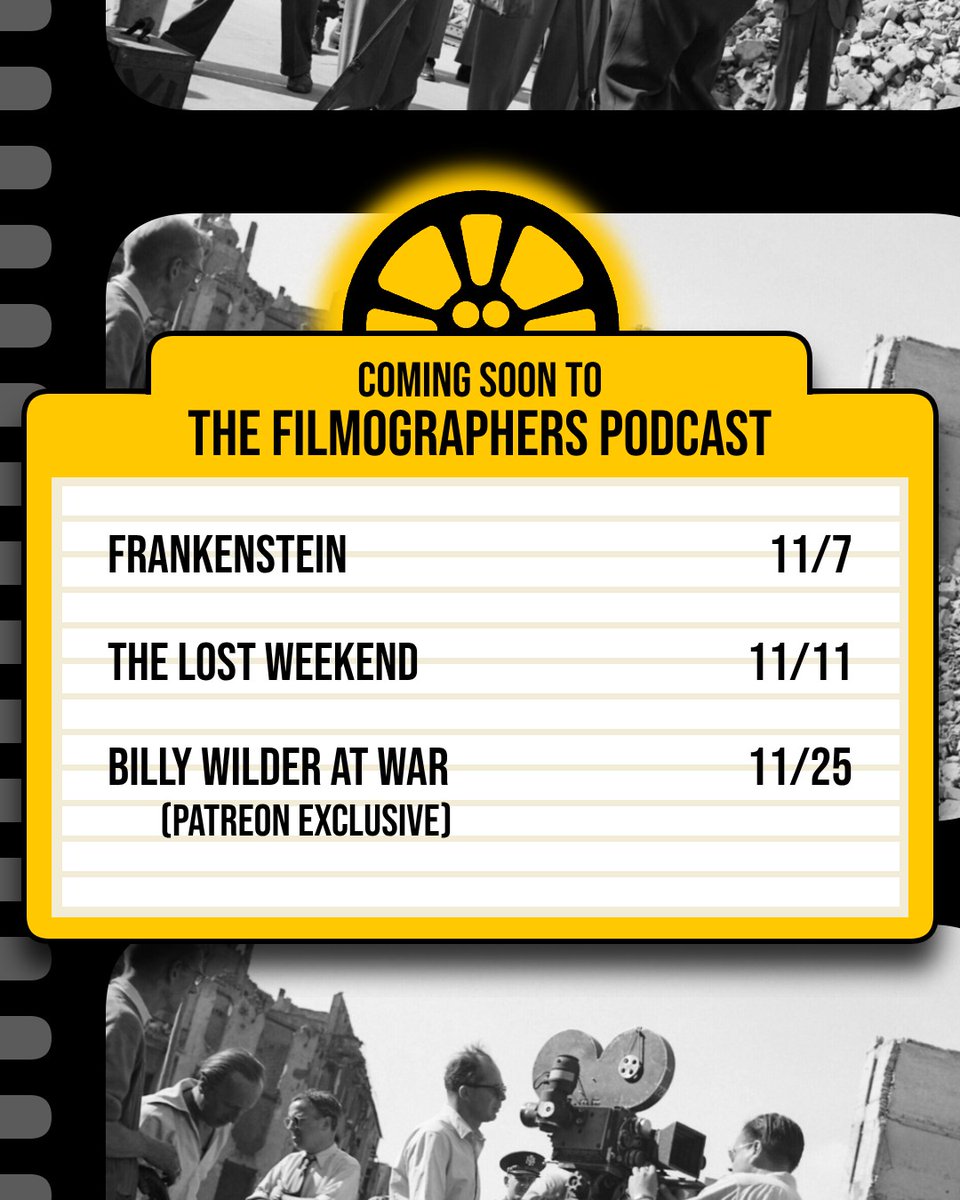 This month on The Filmographers Podcast!