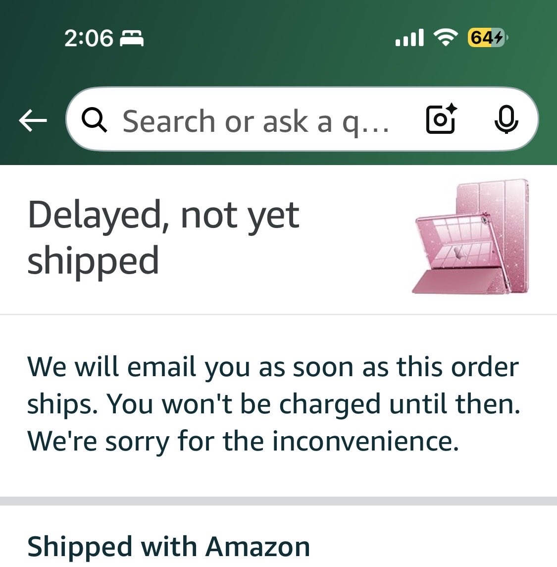 mstexasjamie's tweet image. Yeah that’s why it’s been paid for and cleared on Nov 3rd when I ordered it!! Explain that @amazon @AmazonHelp !! Talk to at least 15 different representatives and every story is different. Been promised a refund been promised $10 credit been promised a $20 credit and still nada!