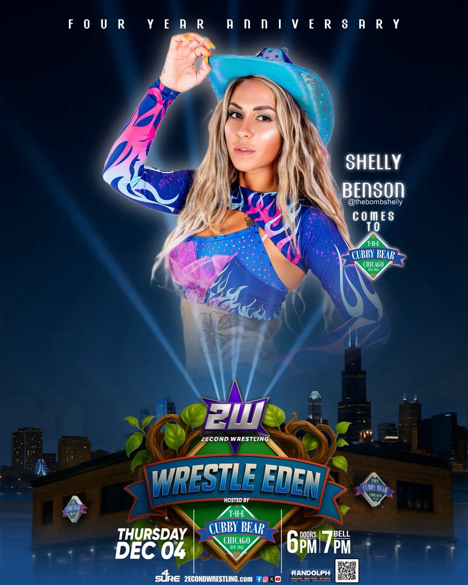 🚨TALENT ANNOUNCEMENT🚨

One of 2econd Wrestling's favorites <a href="/thebombshelly/">Shelly Benson</a> will be dancing all the way to Wrestle Eden!

🎟️ LINK IN BIO