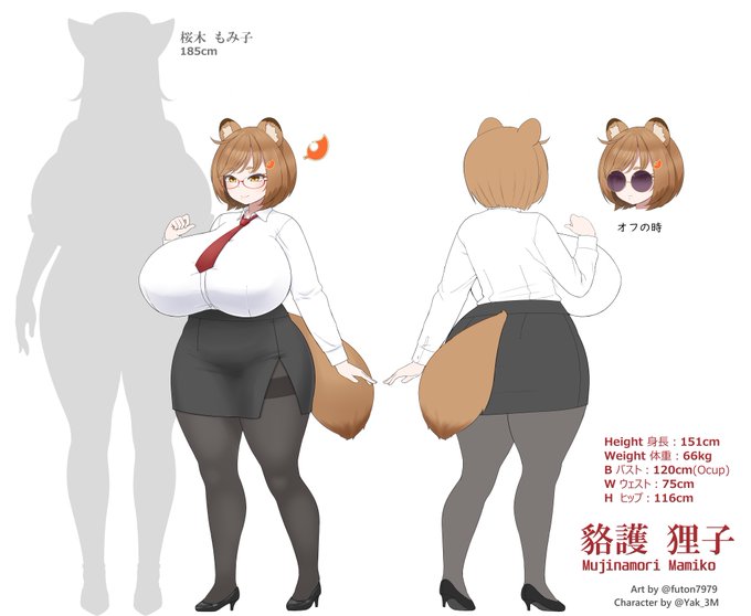 相方キャラの狸子さんもよろしくね…🍃
エリート低身長ムチムチ狸です
もみ子とは同僚で友人でライバルでフェチセフレ(?)
性格はブルアカのア⚪︎ちゃんに近いプライド高めムッツリエロ狸
#絵もみ 