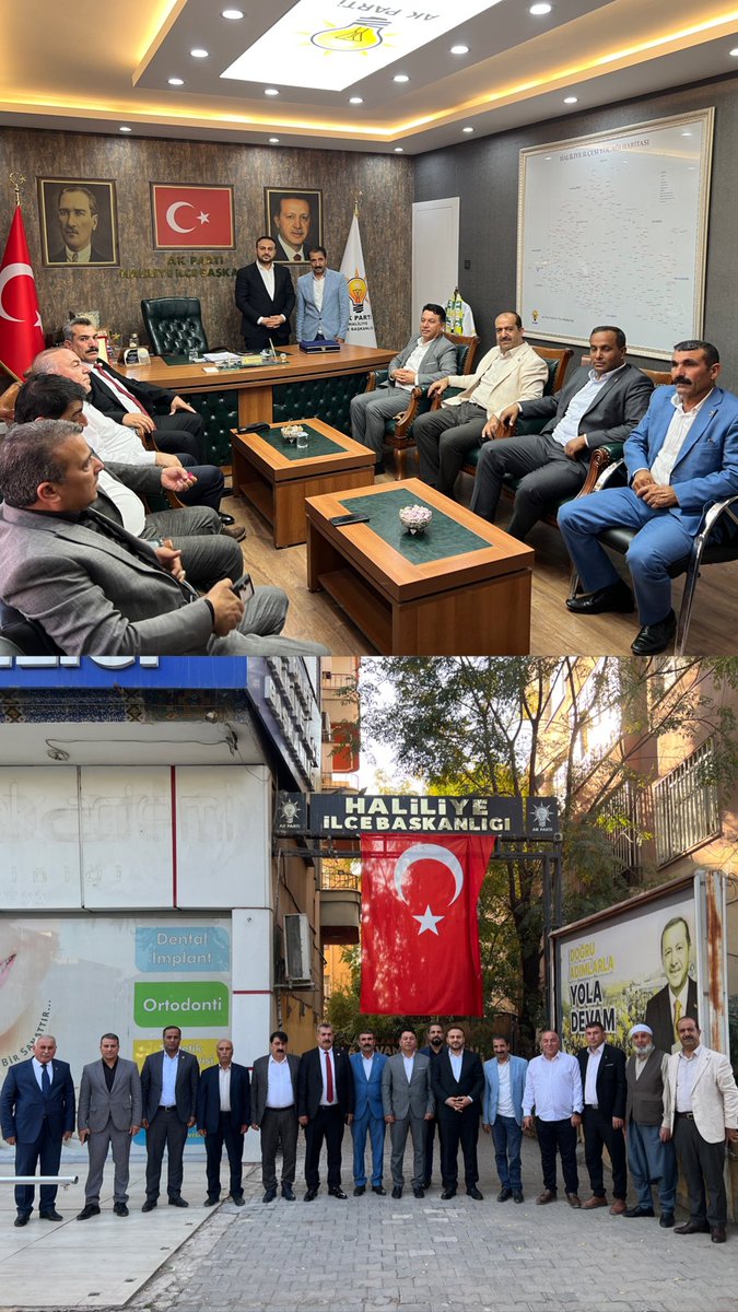 Şanlıurfa Muhtarlığı Federasyonu Başkanı ve Çamlıdere Mahalle Muhtarı Sayın Halit KAYA, 

Düğerli Kanaat Önderi ve Kalecik Muhtarı Sayın Necmettin Ateş, Edessa Muhtarlar Derneği Başkanı ve Osmangazi Mahalle Muhtari Nahit Çiftçi,Karahan Muhtarlar Dernek Başkanı ve Tepecik Mahalle