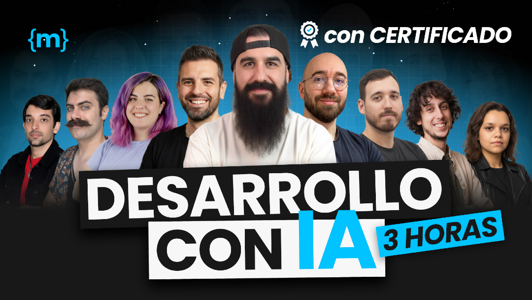MoureDev's tweet image. Acabo de publicar el &quot;Curso de Desarrollo con IA&quot; para sacarle partido como programador.

📚 Reeditado en 3 horas y 8 lecciones prácticas
📝 Con apuntes y regalo de mi guía de 200 prompts
🎓 Examen final y certificado
🆓 100% gratis

→ youtu.be/3spCFnMSGIY