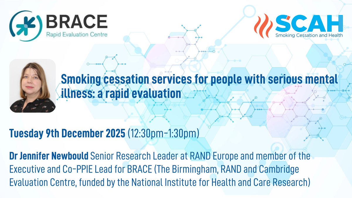 Smoking Cessation and Health Conference (SCaH) tweet media