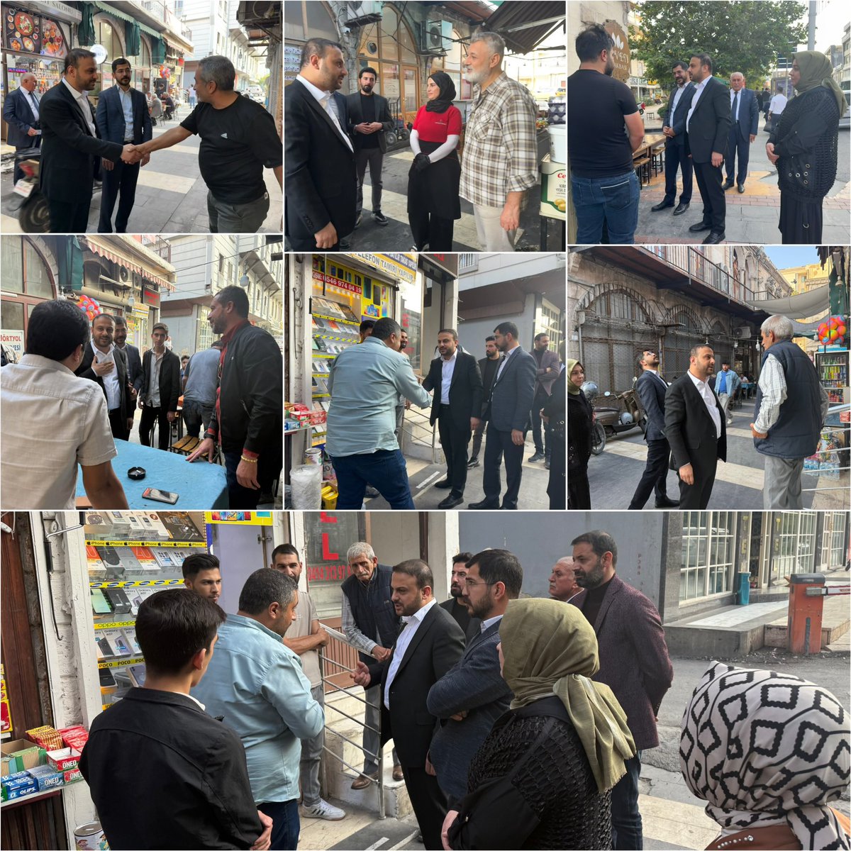 🤝Köprübaşı Esnaf Ziyareti🤝

AK Parti Haliliye İlçe Başkanlığı olarak;

İlçe Koordinatörümüz Eyyüp Ensar Şelli, Genç MÜSİAD Şube Başkanı Taha Bayar, Kadın Kolları Başkanımız Fatma Ocak, Gençlik Kolları Başkanımız Akif Hamza Aksoy ve yönetim kurulu üyelerimiz ile birlikte