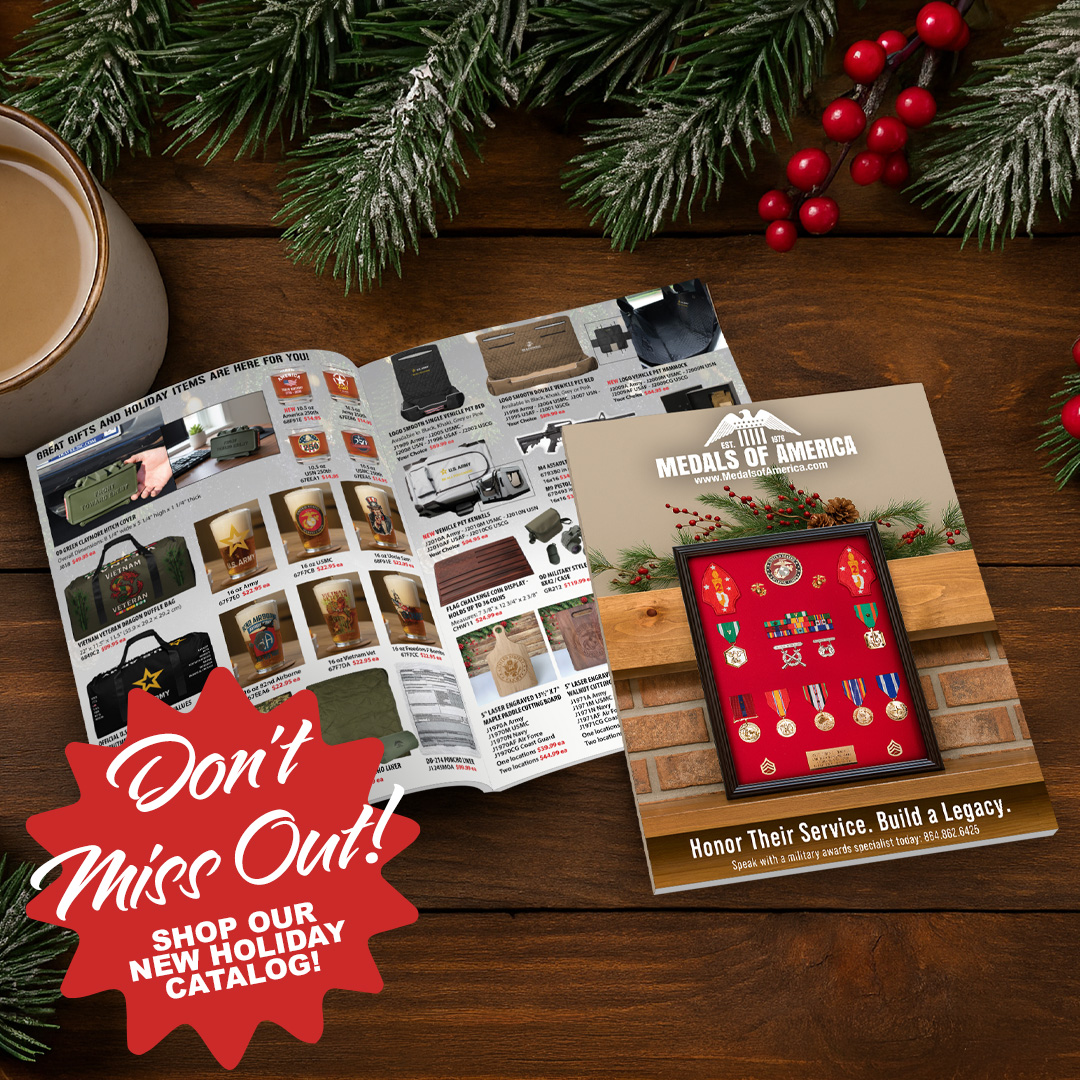 The wait is over... our Holiday Catalog is here!
 Explore new gear, timeless gifts, and military favorites.
Click below to order yours today!

medalsofamerica.com/medals-of-amer…