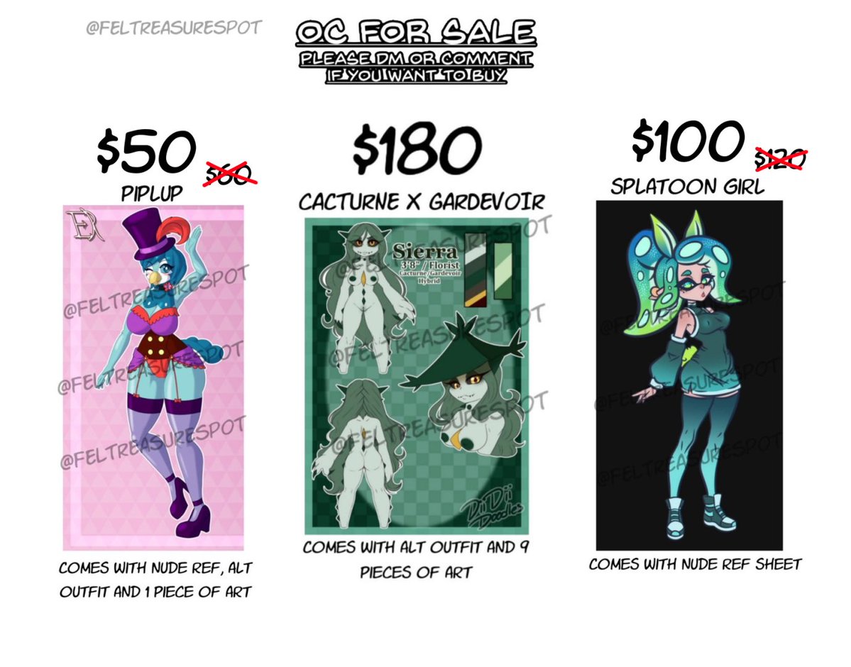 Lowered the prices again on a few so I can move them. so if you want them just message me or comment below