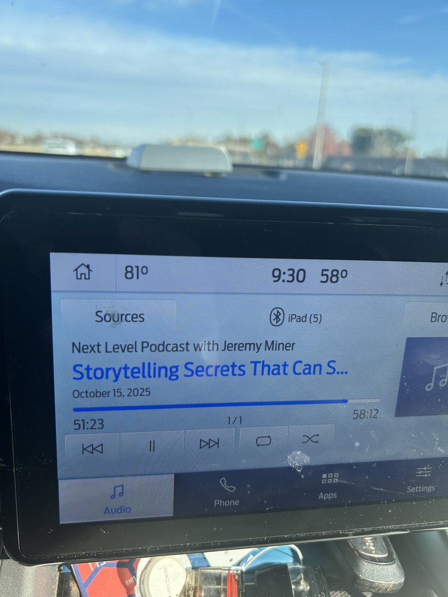 Listening to <a href="/JeremyLeeMiner/">Jeremy Lee Miner</a> with <a href="/donaldmiller/">Donald Miller</a>  on the Next Level Podcast. Great insights on how storytelling drives sales.

Don—what are the three words on your watch?

#SalesLeadership #Storytelling #Mindset #NextLevelPodcast #DonMiller #JeremyMiner
