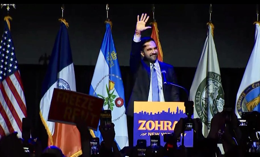 Good Morning from a New York City that we all can be proud of. Congratulations <a href="/ZohranKMamdani/">Zohran Kwame Mamdani</a> &amp; everyone who supported, canvassed, &amp; voted for Zohran. People used ballots to denounce the use of hate and division as campaign tools. Much gratitude to our fellow NYC people!!