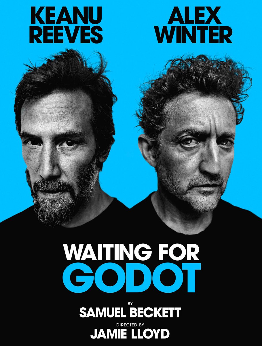 De la librería que mi madre atesoraba y que heredé prematuramente, hace unos años desempolvé y leí  #EsperandoaGodot. La veré finalmente en su formato original (teatro) interpretada por uno de los actores fetiche de mi adolescencia.